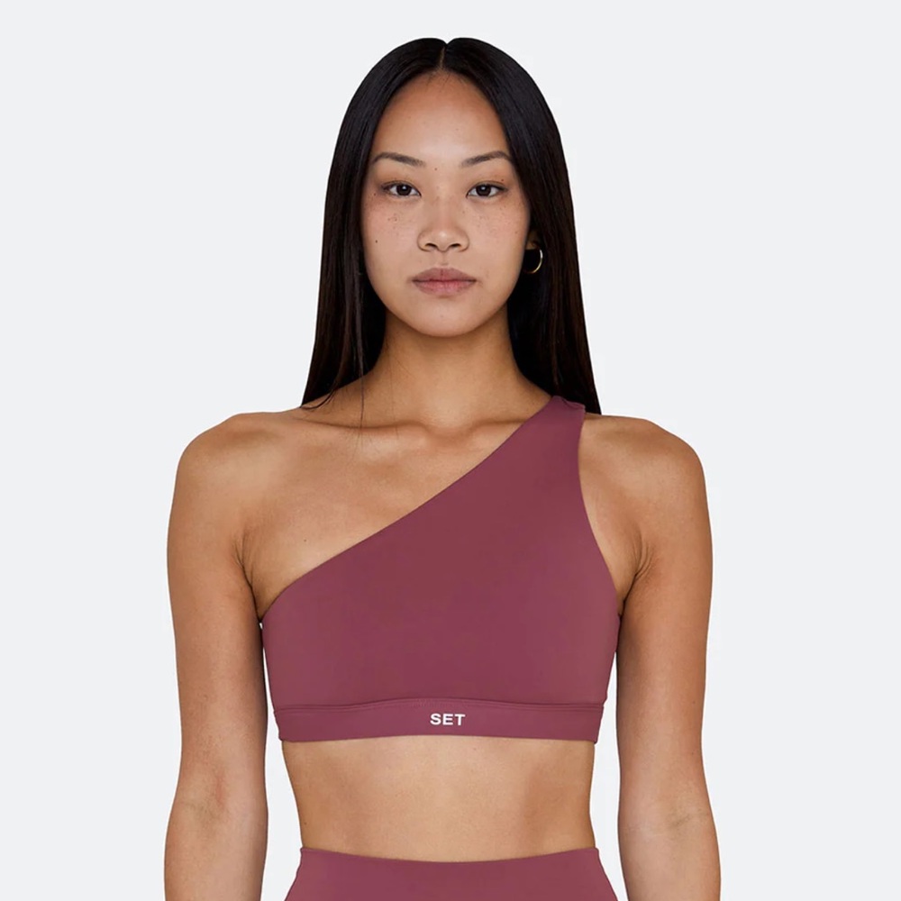 SET active sport body one shoulder bra - size M